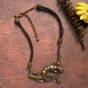 Chicos Lizard Necklace